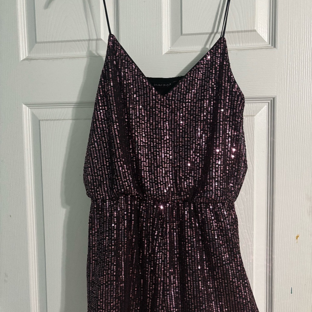 Purple Sparkle Romper